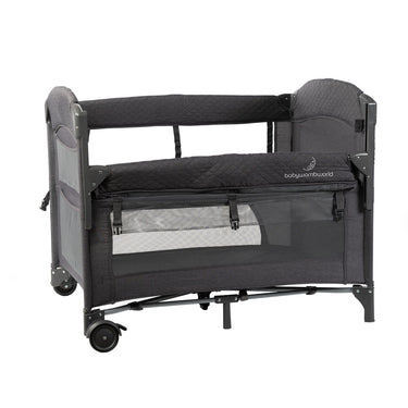 2-in-1 Camp Cot & Co Sleeper – Dark Grey
